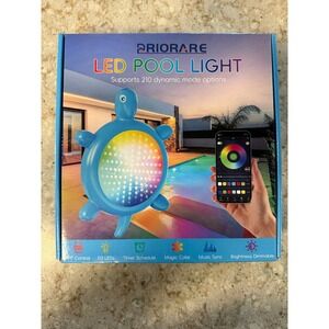 Priorare LED Pool Light Turtle RBIC App Control IP68 Waterproof XZM-F018 Blue